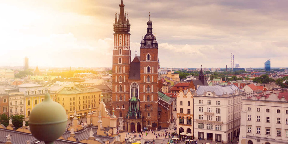 Hotel usytuowany jest w samym centrum Krakowa