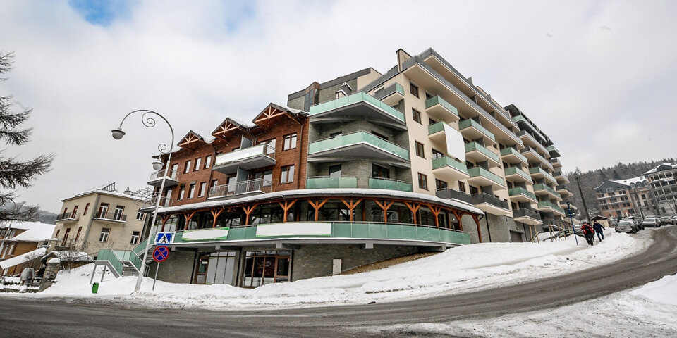 Sun & Snow Zielony Zdrój to kompleks nowoczesnych apartamentów w Krynicy