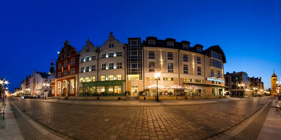 Hotel Elbląg położony jest w sercu Starego Miasta