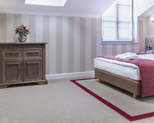 Wygodny pokój komfort ma powierzchnię ok. 20 m2