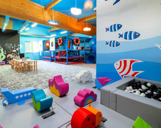 Hotel Jan dysponuje atrakcyjną salą zabaw dla dzieci