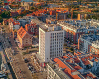 Hotel świetnie zlokalizowany w centrum Gdańska, przy samej Marinie