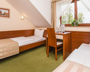 Pokoje 2-osobowe to typowa propozycja typu twin - z osobnymi łóżkami