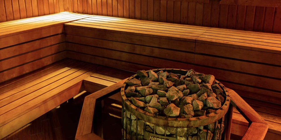 Przestronna sauna znakomicie sprawdza się na regenerację