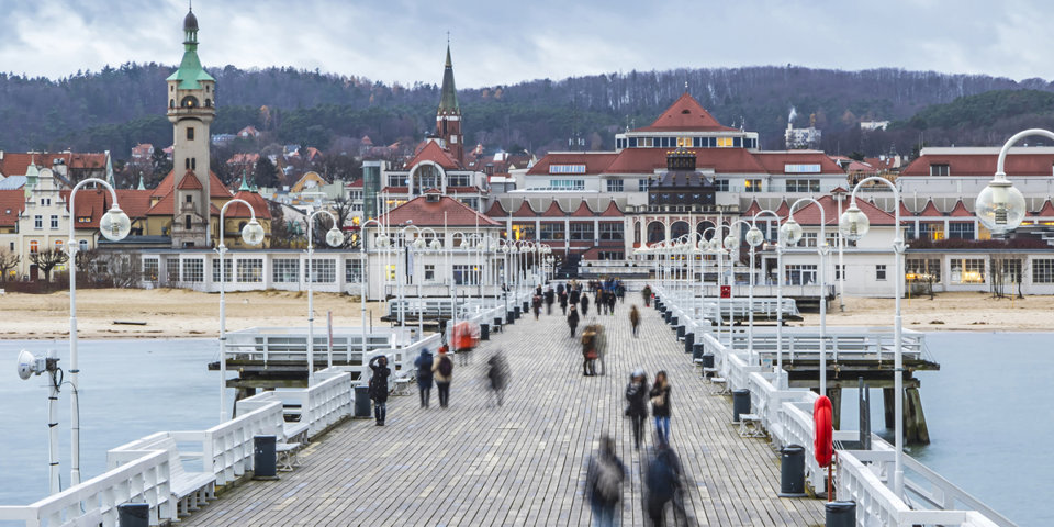 Wizytówką Sopotu jest najdłuższe drewniane molo w Europie