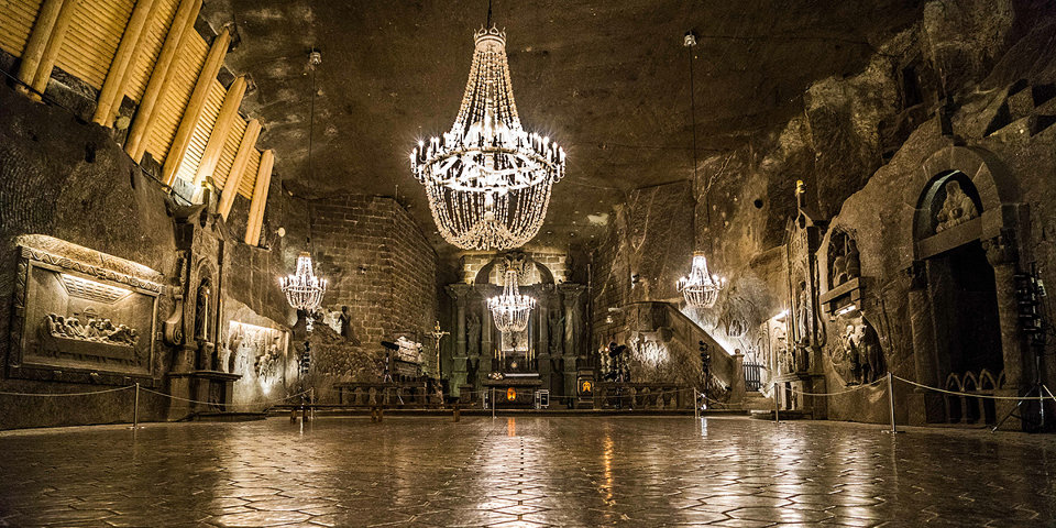 Największą atrakcją Wieliczki jest kopalnia soli wpisana na listę UNESCO
