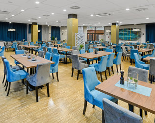 Restauracja Aqua może pomieścić nawet dwustu gości