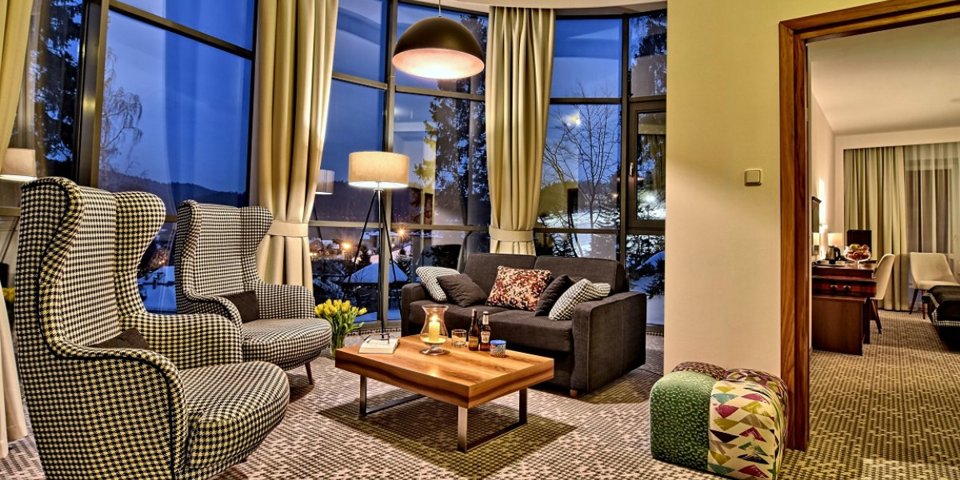 Hotel oferuje niezwykle komfortowe pokoje i apartamenty 