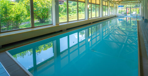 Hotel oferuje strefę wellness z krytym basenem i sauną