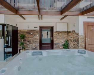 Istnieje możliwość wynajęcia prywatnej strefy SPA na wyłączność