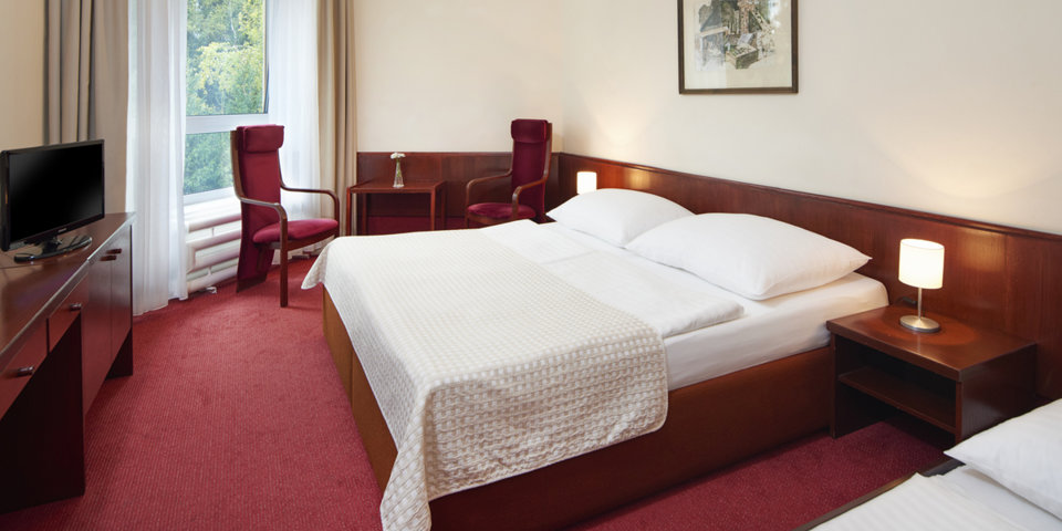 Hotel oferuje komfortowe pokoje dla 2 osób