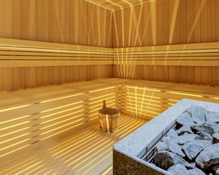 W której znajduje się sauna sucha, zwana fińską