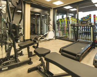 W strefie wellness mieści się także centrum fitness