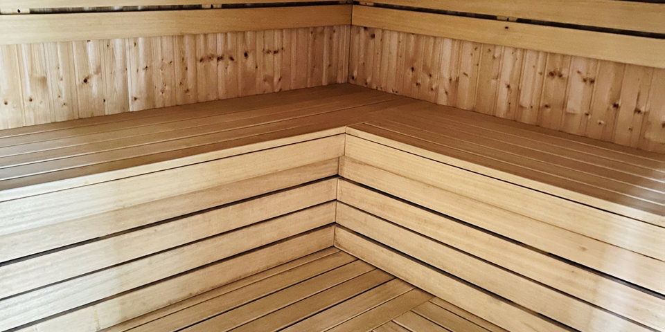 Hotel posiada saunę - część hotelowego mini spa