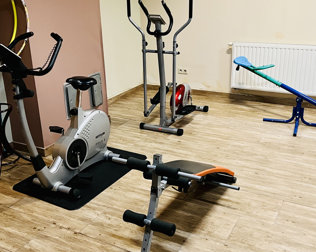 Przygotowano także salę ze sprzętem do ćwiczeń