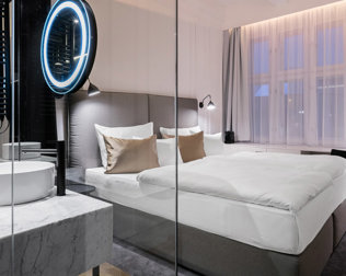 Hotel oferuje nowoczesne i designersko wykończone pokoje w centrum Pragi