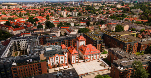 Kompleks znajduje się w atrakcyjnej gdańskiej dzielnicy Wrzeszcz