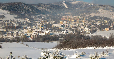 Krynica-Zdrój to prawdziwie górski kurort i centrum sportów zimowych