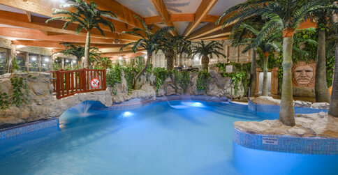 Rodzinny hotel pod Warszawą z basenami i tropikalnym aqua parkiem
