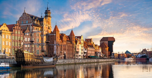 Hotel znajduje się tuż obok największych atrakcji Gdańska