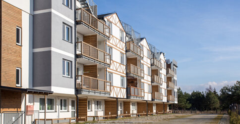  Sun & Snow Apartamenty Modrzewiowa to zupełnie nowy obiekt nad Bałtykiem