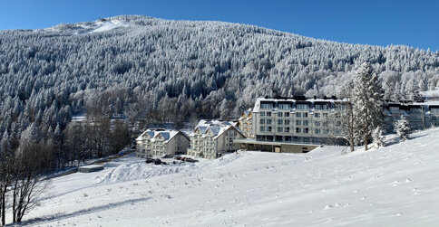 SW Apartamenty znajdują się w kurorcie narciarskim Czarna Góra Resort