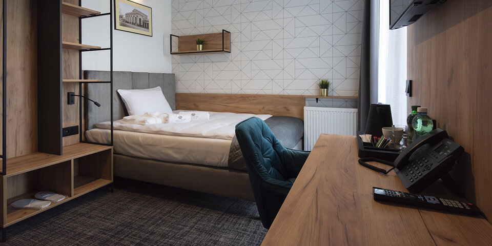 Kameralny pokój typu classic z podwójnym łóżkiem