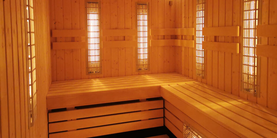Strefę wellness wyposażono w nowoczesne sauny