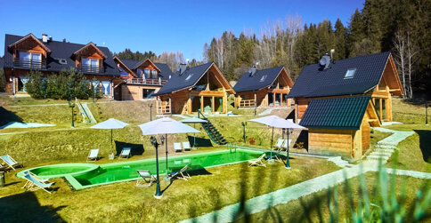 Domki w alpejskim stylu oferują komfortowy wypoczynek na Spiszu