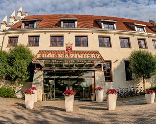 Bryła hotelu Król Kazimierz oparta jest o XVII-wieczny spichlerz zbożowy