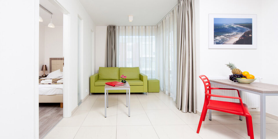 Apartament Superior to komfortowe 2-pokojowe wnętrze z klimatyzacją