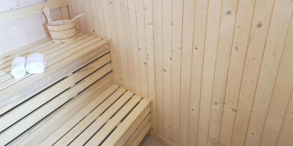 Częścią SPA jest też sauna sucha w której można zrelaksować się po zwiedzaniu