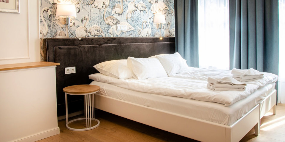 Pokoje Hotelu Villa Baltica są komfortowo wyposażone i klimatyzowane