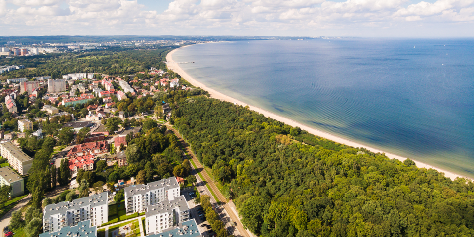 Hotel jest położony blisko plaży w Jelitkowie - kurortowej dzielnicy Gdańska