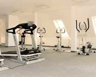 Sala fitness umożliwia odbycie codziennego treningu