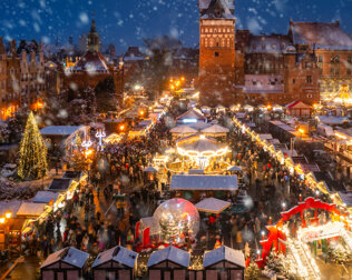 Jarmark bożonarodzeniowy w Gdańsku jest uważany za jeden z najpiękniejszych