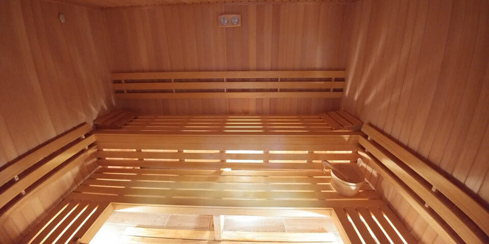 W saunie można się świetnie zrelaksować