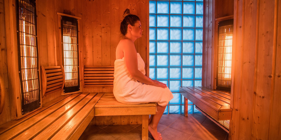 W której są dostępne sauna fińska, sauna na podczerwień, łaźnia parowa