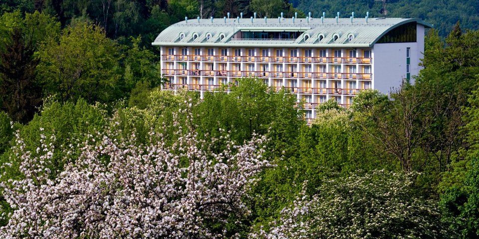 Hotel Novy Dum*** położony jest na terenie kompleksu SPA Resort Libverda