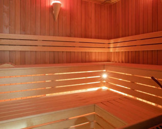 W strefie saun mieści się także sauna sucha
