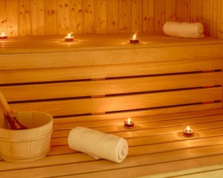 W saunie możesz zasięgnąć chwili relaksu