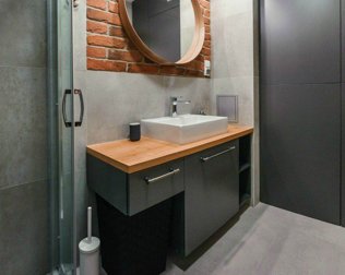 Każdy apartament dysponuje prywatną łazienką
