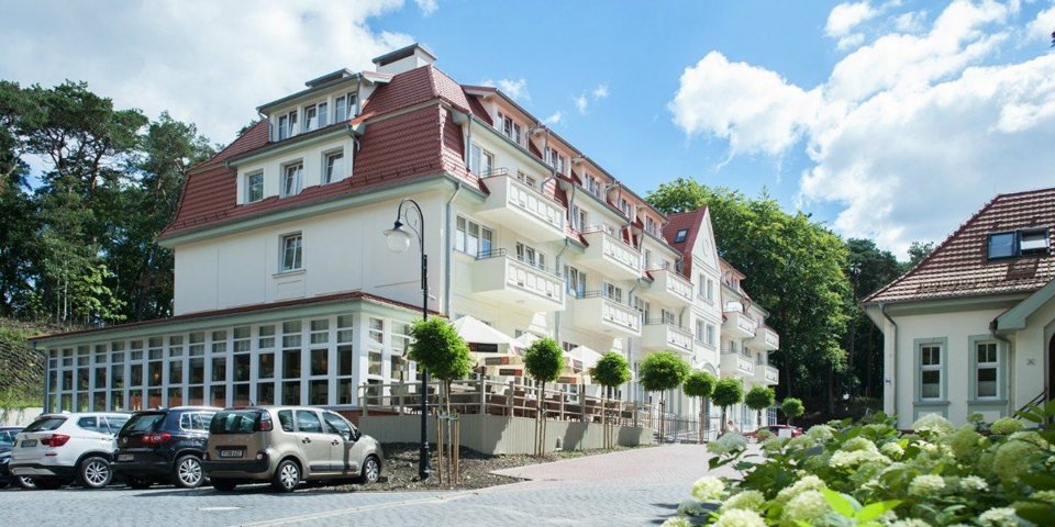 Hotel Cesarskie Ogrody położony jest w centrum Świnoujścia